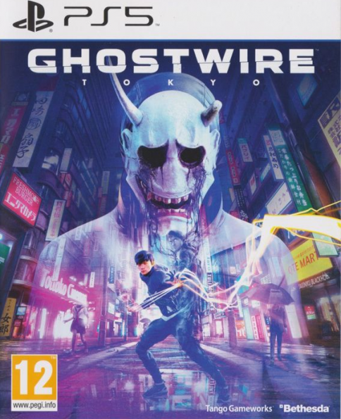 Ghostwire: Tokyo box art for Playstation 5